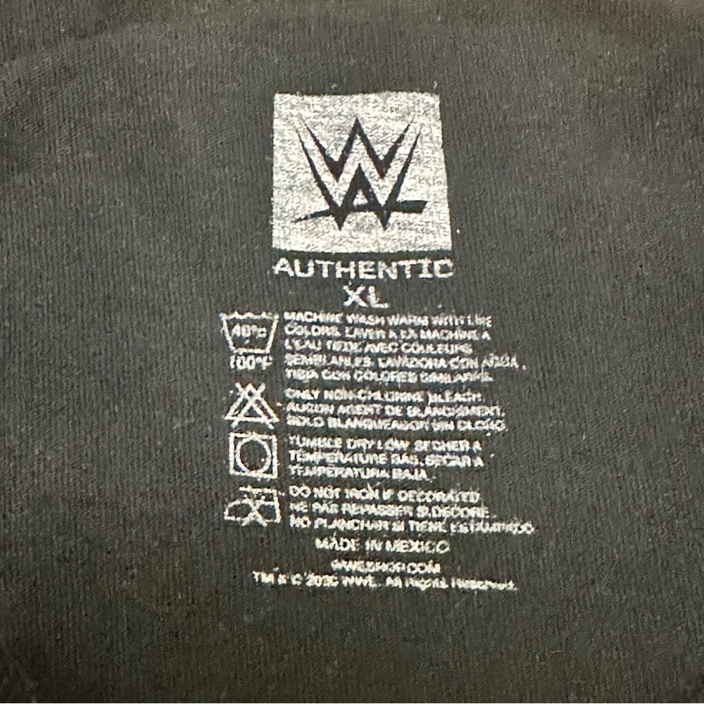 WWE Men’s Strowman Express Black T-Shirt size XL - Picture 3 of 10